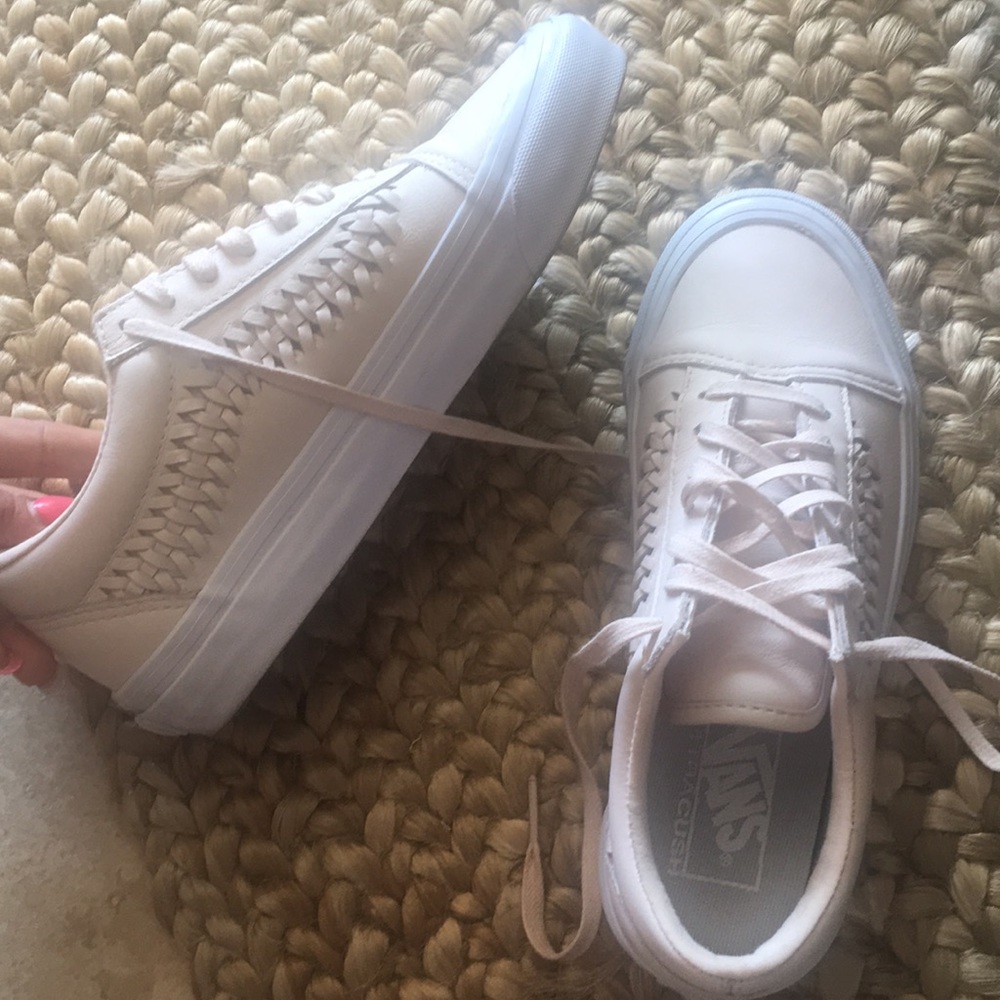 Vans Old Skool light-pink woven (Ultra Cush)